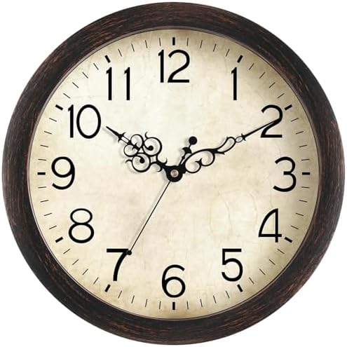 KECYET 16" Wall Clock Large Battery Operated Quartz Silent Quartz by KECYETWALLCLOCK
