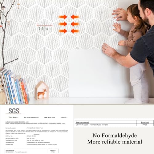 MelunMer Modern Peel and Stick Wallpaper Boho Contact Paper 17.3''×787'' - Image 5