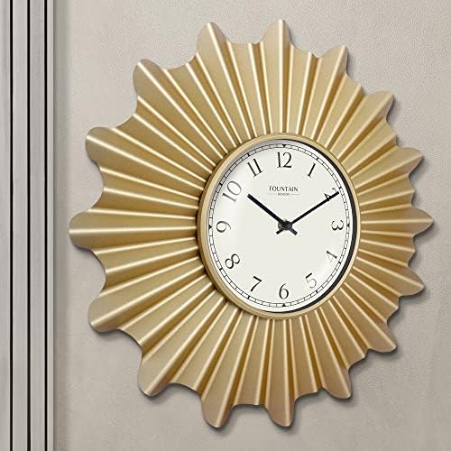 18 Inch Mid Century Modern Starburst Wall Clock - Image 4