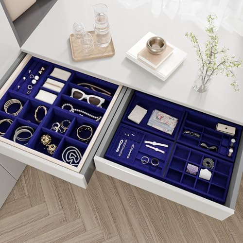 Navy Blue Velvet Fabric Felt Roll - Image 6