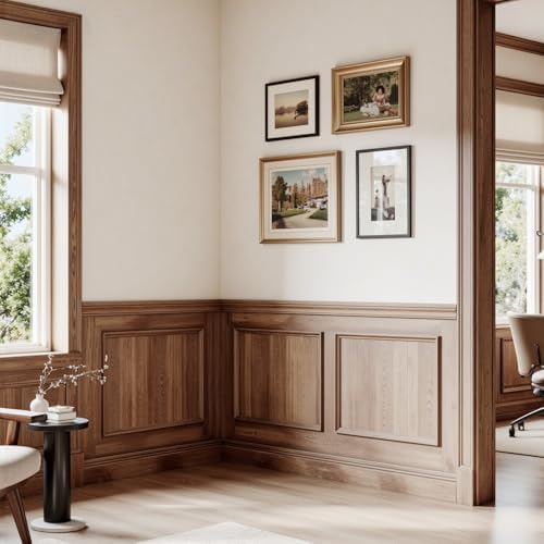 Upick Peel and Stick Wainscoting Pre-Cut Wall Molding Kit - Image 2
