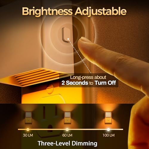 DORESshop LED Night Lights Plug into Wall, Plug in Nightlight - Image 2