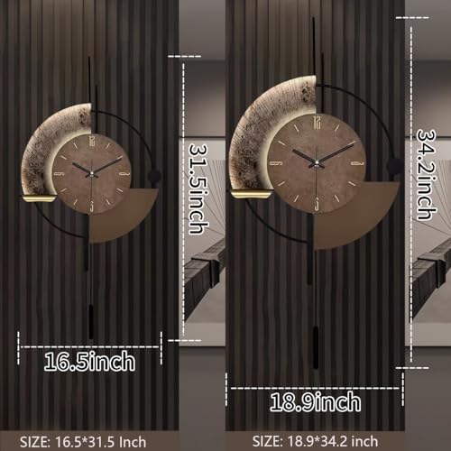 SIN&MI Wall Clock, Decorative Wall Clocks - Image 6