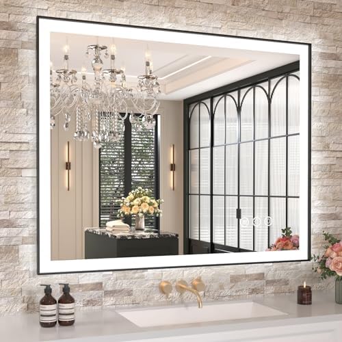Amorho LED Bathroom Mirror, Controlled Separately by Amorho