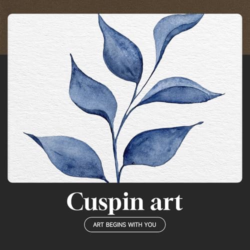Framed Minimalist Blue Botanical Wall Art - Image 5