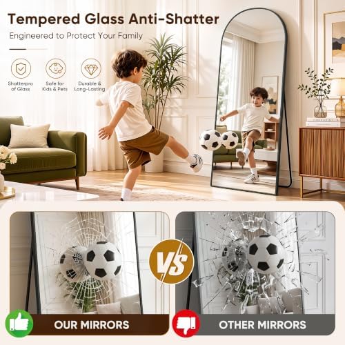 Antok 76"x34" Arched Full Length Mirror - Image 6