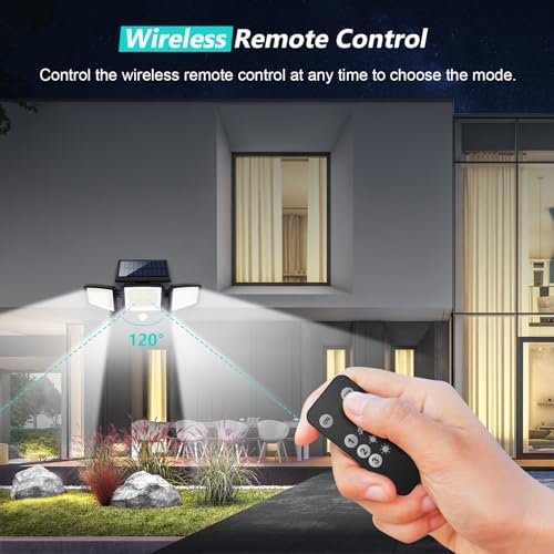 Tuffenough Solar Outdoor Lights 2500LM 210 LED Security Lights - Image 2