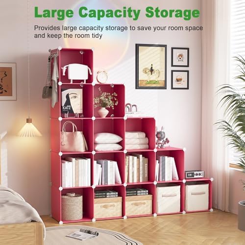 C&AHOME 16 Cube Storage Organizer Cube Shelves Units Storage Cubes - Image 3