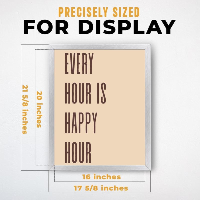 InkFlow Posters Every Hour Happy Hour Canvas Poster - Image 3