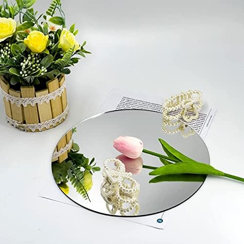 12 inch Glass Round Wall Mirror, Decorative Circle Mirror - Image 4