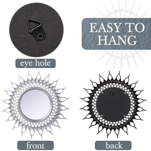 Namalu 6 Pcs Sunburst Round Mirror - Image 5