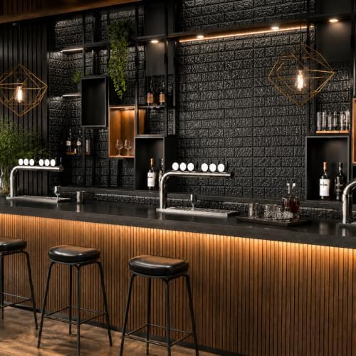 3D Wall Panels Peel and Stick Faux Foam Brick Wallpaper Covering - Image 3
