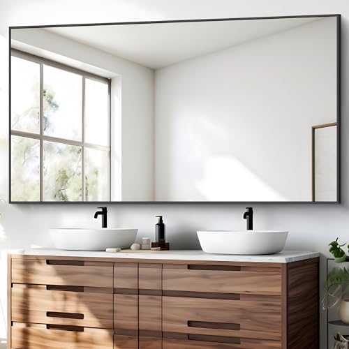 BONEWEI Bathroom Mirror, 30x60 inch Large Wall Mirror by BONEWEI