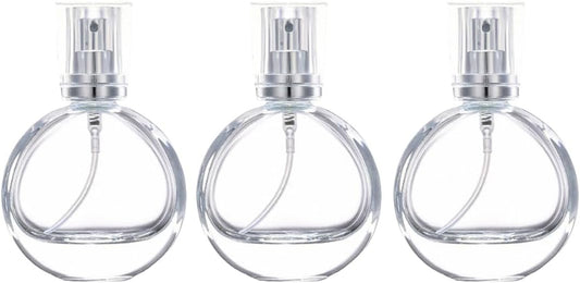 3 Pcs Perfume Bottle Atomizers,1 oz Refillable Fine Mist Sprayer Empty Fragrance Bottles Portable Travel Perfume Dispenser Containers for Essential Oil perfumery(30ml)
