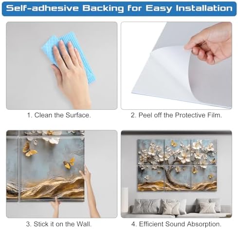 Decorative Acoustic Panels 6 Pack - Image 6