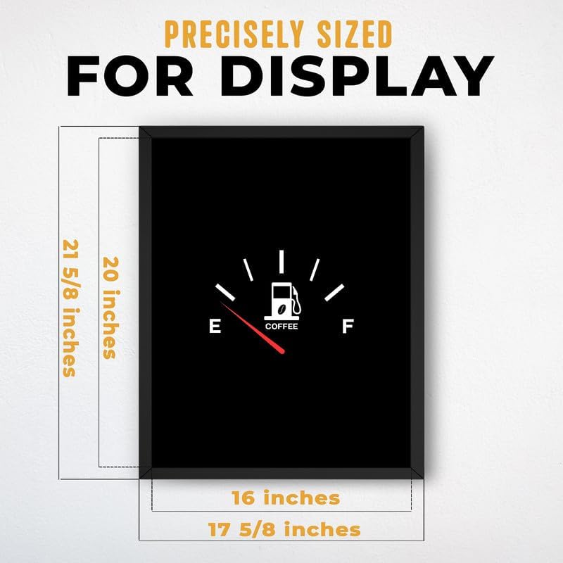 InkFlow Posters Coffee Gauge Canvas Poster - Image 3