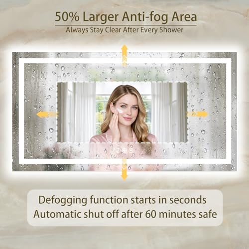 36"x60" LED Bathroom Mirror - Image 2