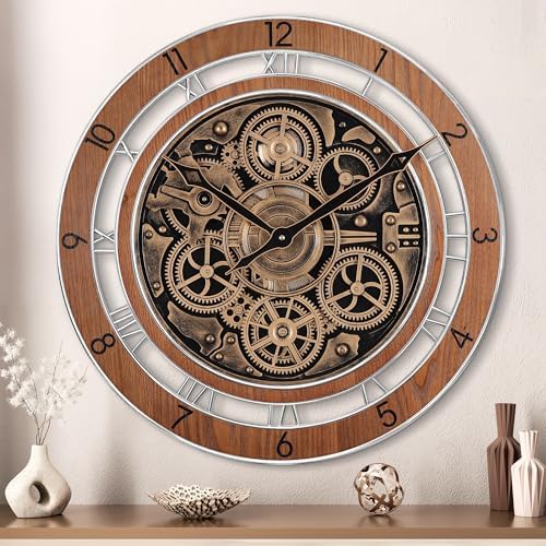 Lafocuse 21 Inch Large Steampunk Wall Clock by VisiteLafocuse