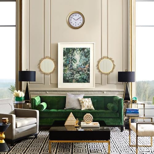 SAC SMARTEN ARTS Decor Silent Wall Clock Non-Ticking Decor Wall Clock 8 Inches - Image 3
