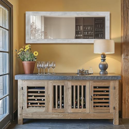 MirrMuse Rustic Floor Full Length Mirror Wood Frame - Image 4