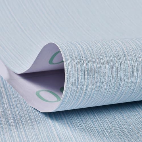 mamonhome Blue Grasscloth Textured Wallpaper 24in X 393in Fabric Contact Paper - Image 5