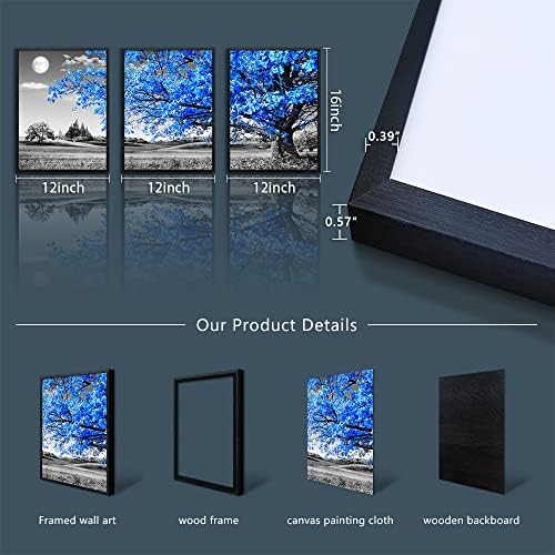 Black Framed Wall Art for Living Room & Bedroom - Image 6