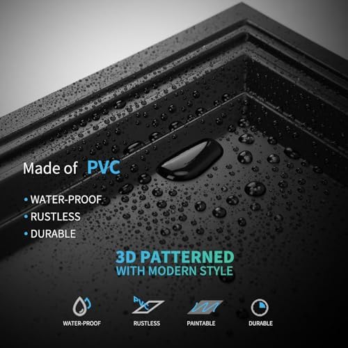 Art3d 24x24in. PVC Drop Ceiling Tiles 24 Pcs, Square Black - Image 6