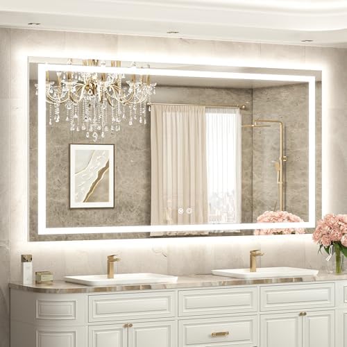 TETOTE 60 x 36 LED Lighted Bathroom Mirror by TETOTE