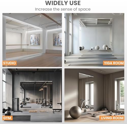 pertetey 63 x 28 in Home Gym Mirror - Image 5