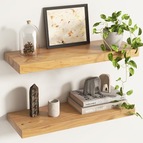 Floating Shelves for Wall Decor, Rustic Wall Shelves by Venusmiles