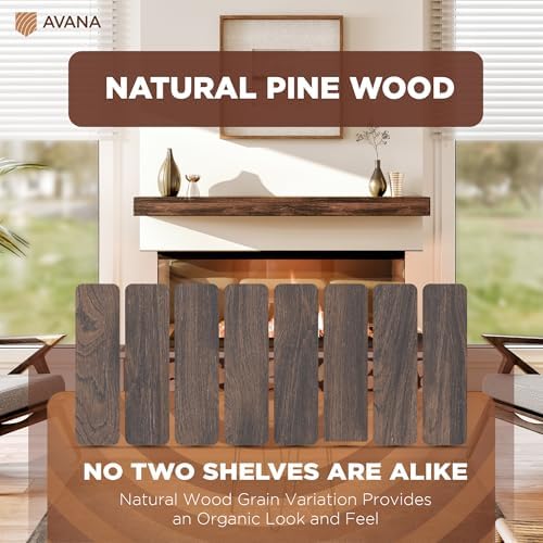 Avana Floating Fireplace Mantle - Image 3