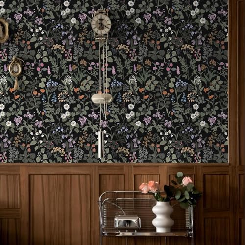 Dimoon 17.3" X 236" Peel and Stick Wallpaper Floral Contact Paper Wall Art - Image 5