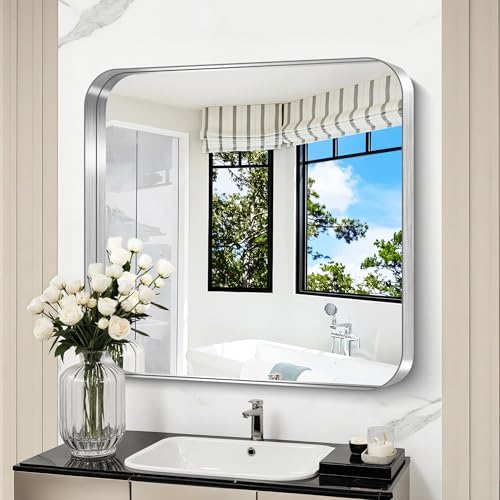 CIRCUMI Silver Bathroom Mirror by CIRCUMIMirror