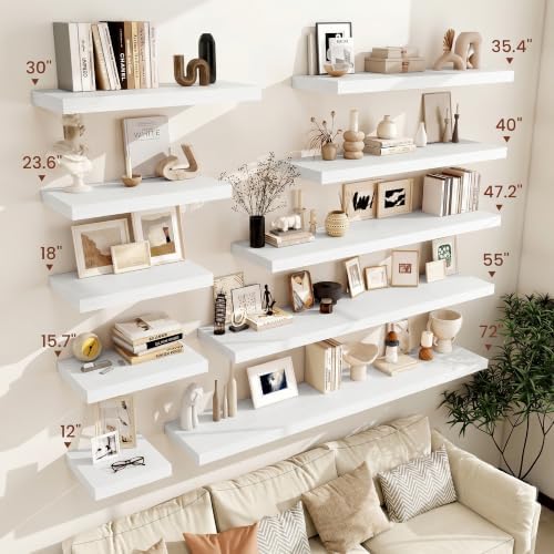 Vivelove Deep Floating Shelves 40x12” Set of 2 - Image 2