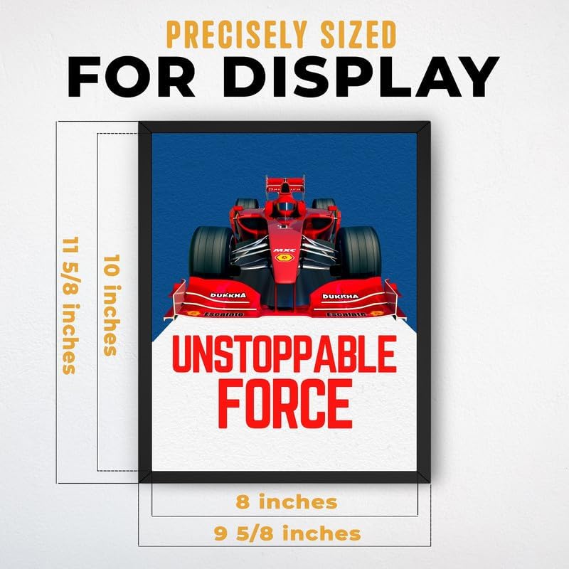 InkFlow Posters Racing Car Canvas Poster - Image 3