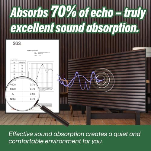 NeatiEase 6Pcs Acoustic Wood Panels - Image 2