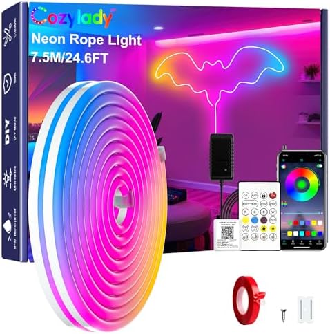 Cozylady RGB Neon Light LED Rope Light by CozyladyInc