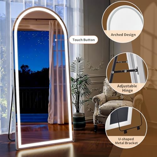 Led Mirror Full Length Arched - Image 5