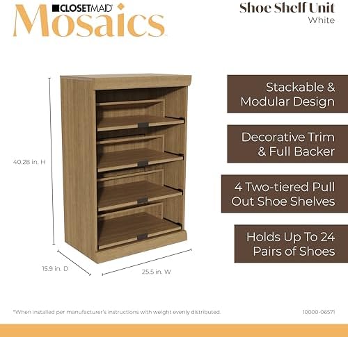ClosetMaid Mosaics Shoe Organizer - Image 3