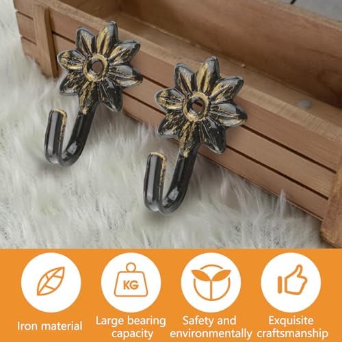 MOROBOR Flower Decorative Wall Hooks - Image 3