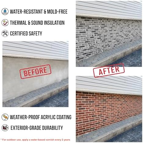 3D Faux Brick Wall Panels – Lightweight Styrofoam Cladding - Image 5