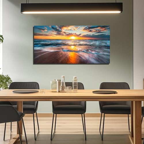 GUGIKA Sun Wall Art for Living Room, Size 48 x 24 Inches - Image 6