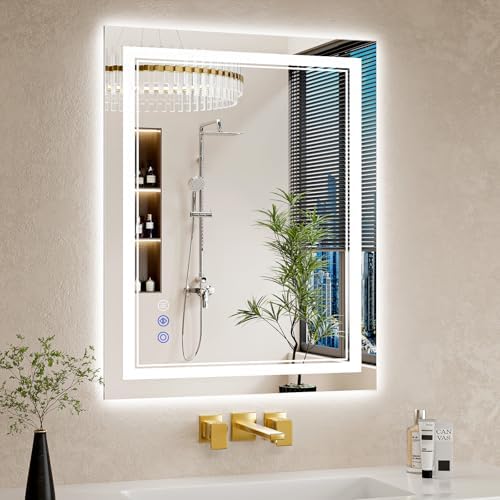 24"x30" LED Bathroom Mirror by WISSMIELSHOME