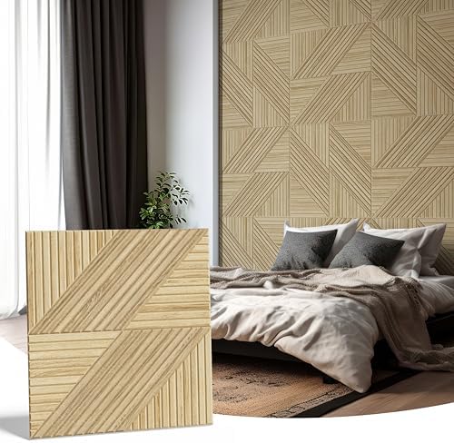 Acoustic Wall Panels, Decorative Sound Absorbing Panels, 6 Pack by AcousticPanels