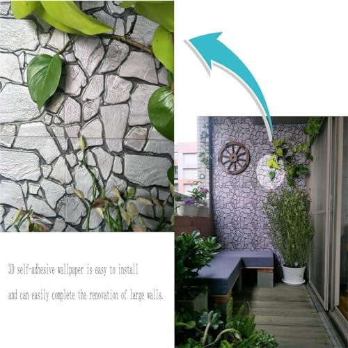 3D Wall Panels, Faux Brick 10 Pcs 11.81inch X 11.8 inch - Image 3
