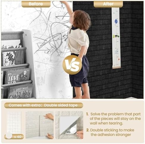 Faux Brick Wall Panels Peel and Stick Tile - Image 2