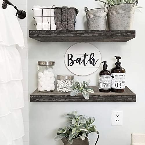 QEEIG Bathroom Long Floating Shelves - Image 2