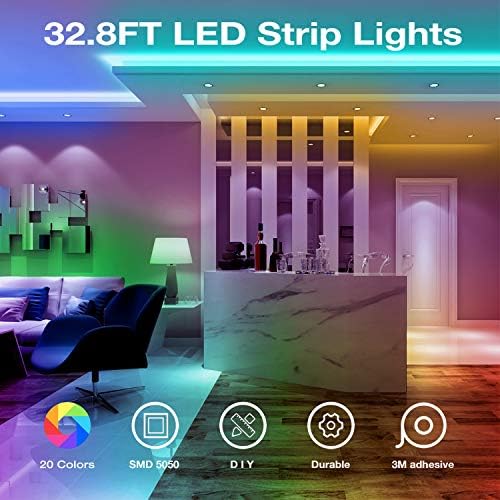 DAYBETTER Led Strip Lights 32.8ft Kit - Image 2