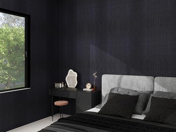 KASARO 3D Faux Stone PU Wall Panels, 3 Pack Flowstone Black - Image 3