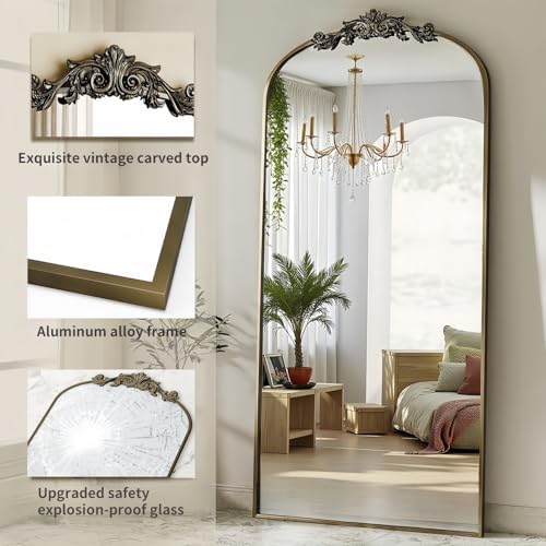 Dewfig Arched Full Length Mirror - Image 5